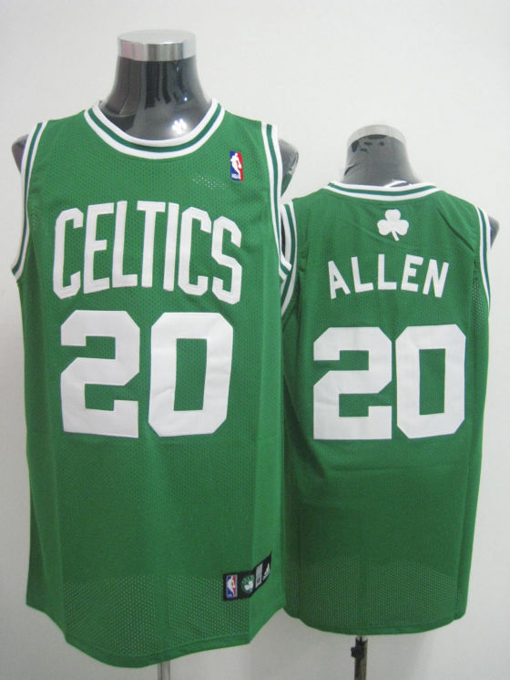 Boston Celtics Allen Green White Jersey
